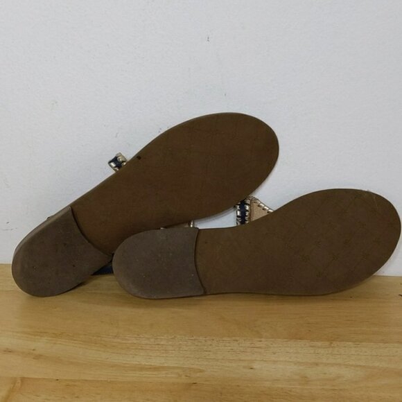 Jack Rogers Ankle Strap Leather Flip Flops Sandals Shoes - Maci - Picture 5 of 6